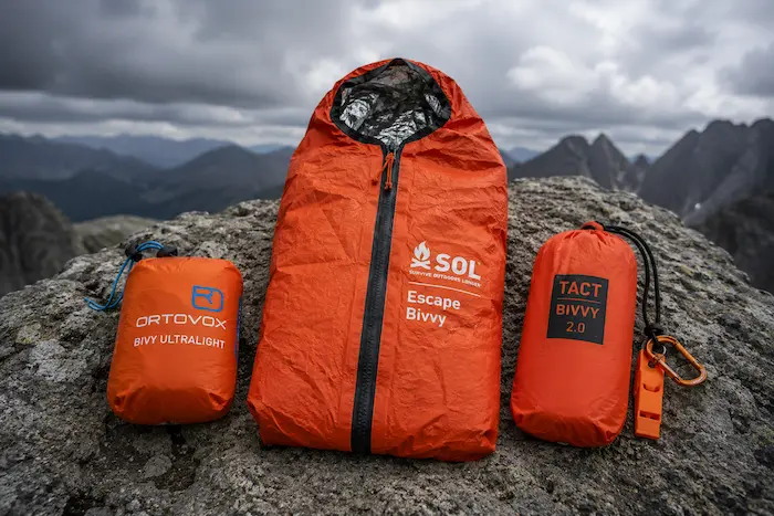 Núdzový bivak 2026: Ortovox vs SOL Escape vs Tact Bivvy 2.0