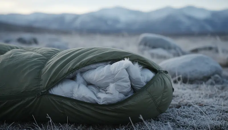 Spací vak v divočine 1.webp