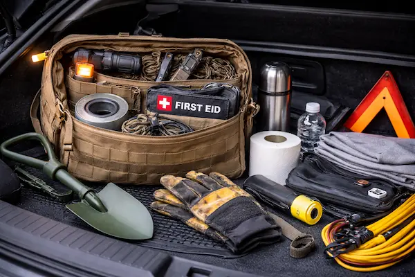 EDC do auta – praktická výbava v kufri auta pripravená na každodenné jazdenie aj nečakané situácie.webp