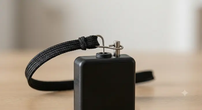 Detailný záber na kompaktný paralyzér.webp